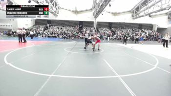 115-J lbs Round Of 32 - Caleb Hong, MacArthur vs Jaquod Rodgers, Northern Delaware Wrestling Academy