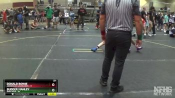 135 lbs Finals (8 Team) - Budder Manley, Ohio Gold vs Donald Bowie, Aggression Legionaries