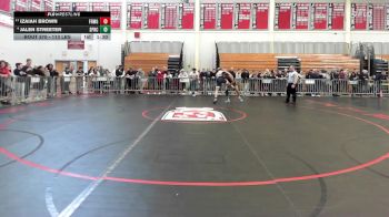 113 lbs 5th Place - Izaiah Brown, Framingham vs Jalen Streeter, Springfield Central