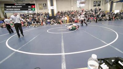 150 lbs Semifinal - Henry McElligott, Holliston vs Jackson Bisson, Southwick-Tolland