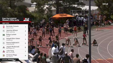 Women's 100m Invite, Semi-Finals 7
