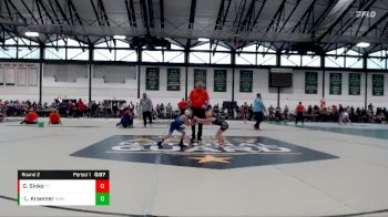 45-50 lbs Round 2 - Layton Kraemer, Nomad Wrestling Academy vs Grace Sinks, TJ Trained