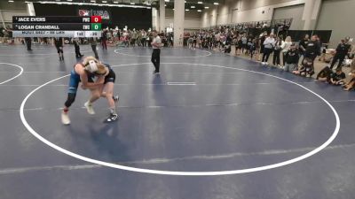 98 lbs Semis - Jace Evers, Pinnacle Wrestling Club vs Logan Crandall, Evansville Wrestling Club