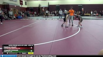 SPW-15 lbs Quarterfinal - Maddax Knapp, Eastern Iowa Wrestling Club vs Connor Schules, Indee Mat Club