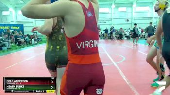 150 lbs Round 2 (8 Team) - David Burks, 84 Athletes vs Ewan Olson, Tar River WC