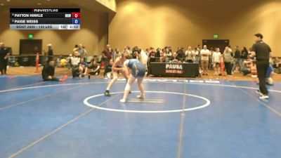 130 lbs Semis - Payton Hinkle, Misfits Girls Wrestling vs Paige Weiss
