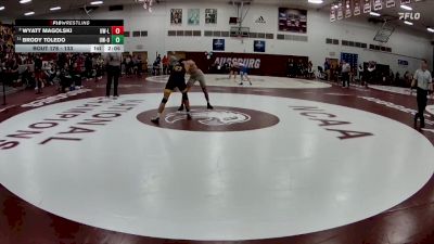 133 lbs Semifinal - Brody Toledo, Wisconsin-Oshkosh vs Wyatt Magolski, Wisconsin-La Crosse