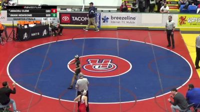 98 lbs Quarterfinal - Araceli Clem, Canon-McMillan vs Imani Newsome, Harrisburg