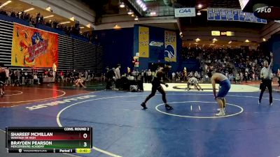 190 lbs Cons. Round 2 - Shareef McMillan, Wantagh Sr High vs Brayden Pearson, Mercersburg Academy