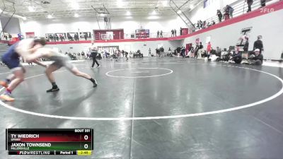 197 lbs Cons. Round 2 - Ty Wiedrich, UMary vs Jaxon Townsend, Millersville