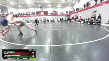 197 lbs Cons. Round 2 - Ty Wiedrich, UMary vs Jaxon Townsend, Millersville