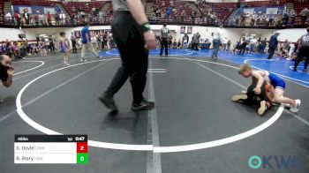 46 lbs Round Of 32 - Garrett Doyle, Cowboy Wrestling vs Bentley Story, Noble Takedown Club