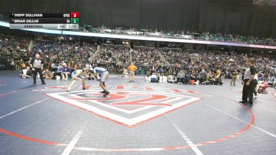 6A 165 lbs Semifinal - Tripp Sullivan, Union Pines High School vs Brian Gillus, Statesville High School