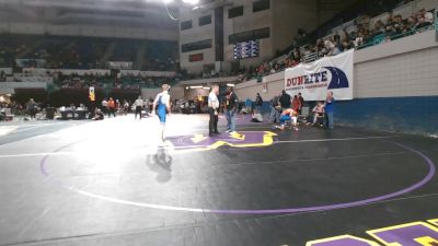 132 lbs Semifinal - Trey Holcombe, Hanahan vs Noah Justice, Loris