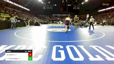 150 lbs Consi Of 16 #2 - Sean Otero, Norwalk vs Tristan Fernandez, Bonita