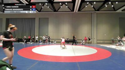 125 lbs Cons. Semis - Anna Hannon, SC vs Taimane Benemerito, AL