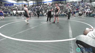 100 lbs Consolation - Alijah Tapia, OKC Saints Wrestling vs Jaxon Starcevich, Norman Grappling Club