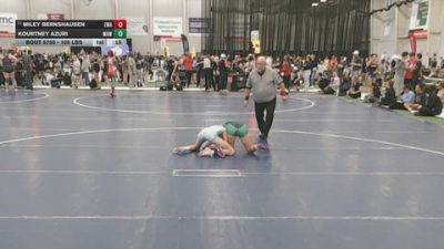 105 lbs Cons. Rd Of 16 - Kourtney Azuri, Maw vs Miley Bernshausen, Elevate Wrestling Academy