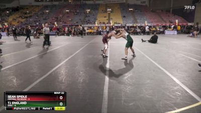 133 lbs 2nd Wrestleback (16 Team) - Sean Spidle, Central Michigan vs TJ England, Ohio