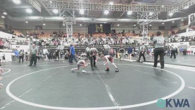 49 lbs Consi Of 4 - Greyson Molina, Comanche Takedown Club vs Dawson Sherrin, Alpha Wrestling Academy