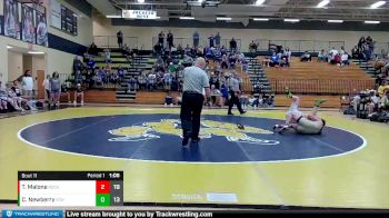 190 lbs Placement Matches (8 Team) - Tyler Malone, Rockmart vs Christen Newberry, Fannin County HS