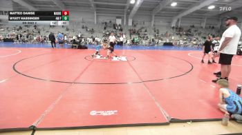 85 lbs Rr Rnd 2 - Matteo Danise, Mat Assassins Blue vs Wyatt Hassinger, 4M Power