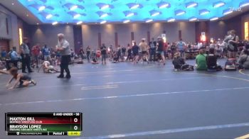 58 lbs Semifinal - Maxton Gill, Beatrice Wrestling Club vs Braydon Lopez, Proving Grounds Wrestling