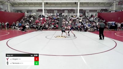 106 lbs Consi Of 16 #2 - James Hogan, St. Anne-Pacelli Catholic vs Joseph Termulo, Bishop Lynch