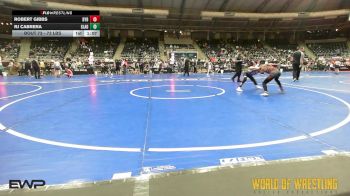 73 lbs Final - Robert Gibbs, Backyard Brawlers vs RJ Cabrera, Gladiator Wrestling Club