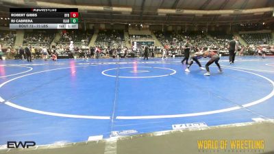 73 lbs Final - Robert Gibbs, Backyard Brawlers vs RJ Cabrera, Gladiator Wrestling Club