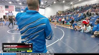 74 lbs Cons. Semi - Huntley Caylor, Douglas WC vs Dominik Watkins, Green River Grapplers