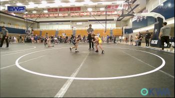 64 lbs Quarterfinal - Kane Radford, Redskins Wrestling Club vs Penelope Rodgers, Newcastle Youth Wrestling