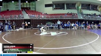 145 lbs Round 3 (8 Team) - Sophia Hoeme, Manhattan HS vs Jordin Robinette, Papillion-La Vista South Girls