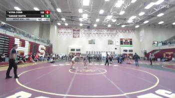 105 lbs Semifinal - Kanani Watts, Eagle vs Kyra Cobb, Timberline