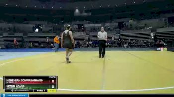 160 lbs Quarterfinals (8 Team) - Nehemiah Schwainghammer, Bemidji vs Simon Gades, Annandale/Maple Lake