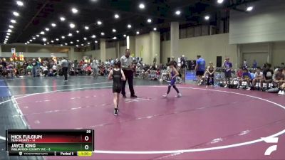 70 lbs Champ Round 1 (16 Team) - Aiden Meche, Team Misfits vs Reese Carter, Williamson County WC