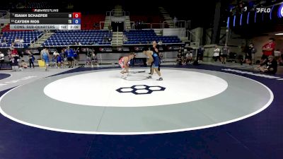 138 lbs Cons. Sub-quarters - Isaiah Schaefer, IN vs Cayden Rios, TX