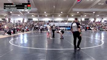 Girls 145 lbs Champ. Round 1 - Sally Johnson, Northwest High School vs Olivia Bishop, Spring Hill High School