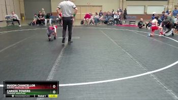 64 lbs Cons. Round 1 - Carson Powers, Teknique Wrestling vs Mason Chancellor, Elevate Wrestling Club