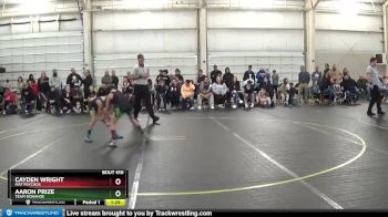 78 lbs Round 1 - Cayden Wright, Mat Psychos vs Aaron Prize, Team Donahoe