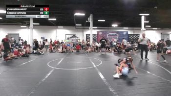 56 lbs Semifinal - Dominic Offner, Lions Den vs John Hernandez, Capital City Wrestling Club