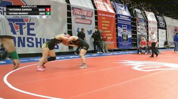 170 Class 1 lbs Cons. Round 1 - Victorria Barron, Benton vs Jayden Murray, Adrian