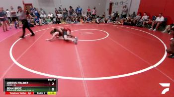 142 lbs Round 3 (6 Team) - Jordyn Valdez, MPWC vs Sean Broz, Marauder Wrestling Club