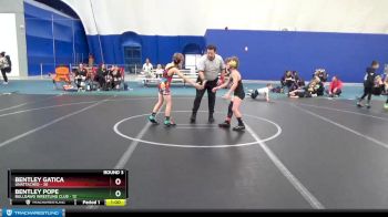 68 lbs Round 3 - Bentley Gatica, Unattached vs Bentley Pope, Bulldawg Wrestling Club