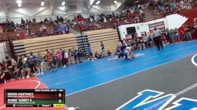 138 lbs Champ. Round 2 - Simon Martinez, Highland Wrestling Club vs Bobby Shirey II, Marauder Wrestling Club