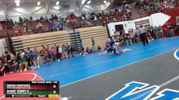 138 lbs Champ. Round 2 - Simon Martinez, Highland Wrestling Club vs Bobby Shirey II, Marauder Wrestling Club