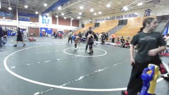 83-101 lbs Semifinal - Adriel Avalos, Lion Of Judah Wrestling Academ vs Maverick Solis, Rough House