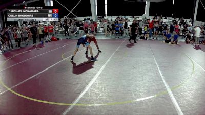 100 lbs Champ. Round 1 - Michael McNamara, Illinois vs Collin Bagdonas, Perrysburg Wrestling Club