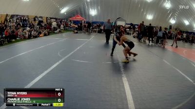 88 lbs Round 5 (6 Team) - Titan Myers, WEG3 vs Charlie Jones, Michigan Gold Pitbulls