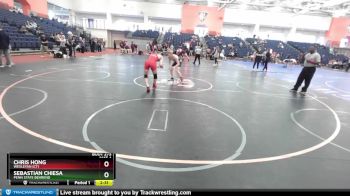 125 lbs Quarterfinal - Sebastian Chiesa, Penn State Behrend vs Chris Hong, Wesleyan (CT)